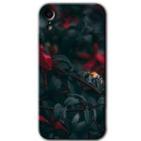 BeRa Aksesuar iPhone XR Kılıf Baskılı Kapak - Avcı Arı +Tam Kaplayan Mat Seramik