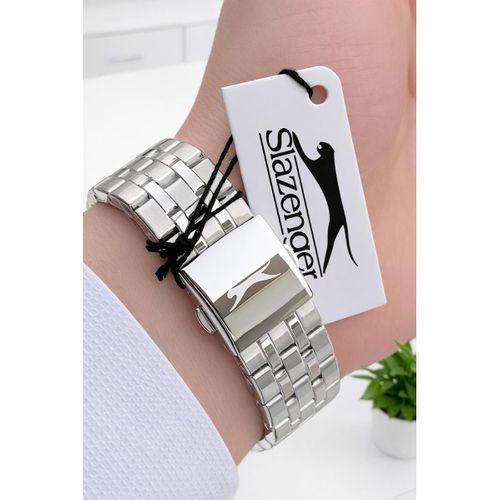 Slazenger Otomatik Seri Mehtap Ve Güneş Kadranlı İtalyan Bileklik Hediyeli Erkek Kol Saat O.2611.350