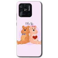 Xiaomi Redmi 10C HD Baskılı Kılıf + 9D Tam Ekran Koruyucu - Sevgili Ayıcık