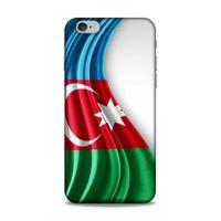 Apple Iphone 6S Plus Uyumlu Kılıf Azarbaijan (21) Koruyucu Kapak Bayrak