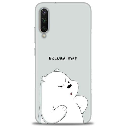 Xiaomi Mi A3 Kılıf HD Baskılı Kılıf - Excuse Me + Tam Ekran Koruyucu