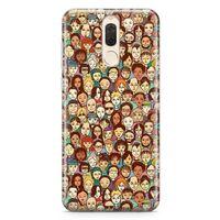 Huawei Nova 2i Kılıf Binbir Surat Arka Kapak Koruma Desenli Full Koruyucu