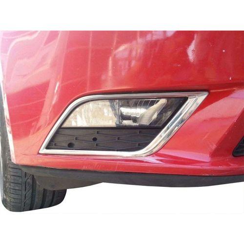 Seat Leon Uyumlu 3 5F Sis Farı Çerçevesi 2 Parça Krom 2013-2015
