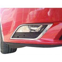 Seat Leon Uyumlu 3 5F Sis Farı Çerçevesi 2 Parça Krom 2013-2015
