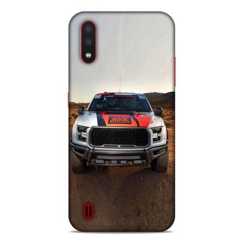 Lopard Samsung Galaxy A01 Uyumlu Kılıf PickUpX (30) Silicone Case Gri