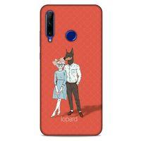 Huawei Honor 20 Lite Kılıf FunnyMaX (15) Antişok Kılıf Kırmızı Kedi Köpek