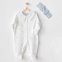 Andywawa AC25644 Cuddly Bunny Bear Tulum Takım Ekru