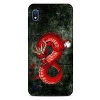 Samsung Galaxy A10 Kılıf Dragons (23) Ultra Koruma Kılıfı Tatoo Kırmızı Ejderha