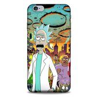 Apple Iphone 6S Plus Uyumlu Kılıf Rick And Morty (42) Rugged Armor Kılıf Story Train Morty