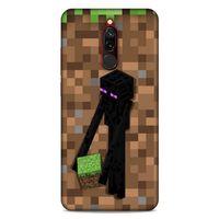 Lopard Xiaomi Redmi 8 Uyumlu Kılıf PiXel (26) Tpu Silikon Kılıf Kahverengi MC