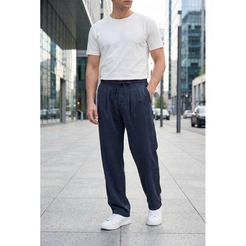 Wert Lyocell Kumaş Relaxed Fit Çİft Pileli Jogger Eşofman Altı Pantolon - Füme