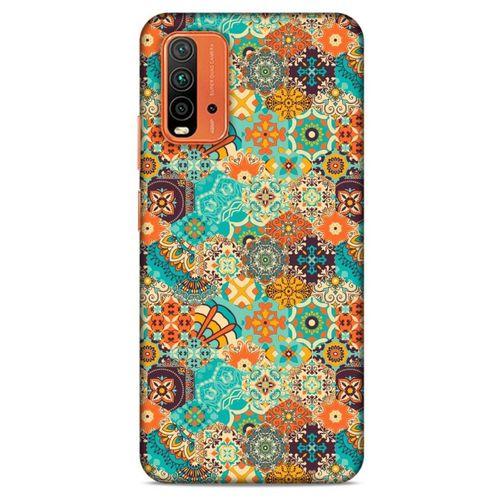Lopard Xiaomi Redmi Note 9 4g Uyumlu Kılıf Ethnic Culture (62) Koruyucu Silikon