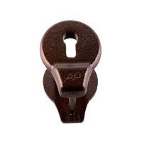 Oval Çelik Rozet Kahve