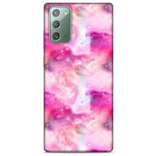 Mermer Desenli (5) Tema Koruma Kabı Fuşya Samsung Galaxy Note 20 Kılıf