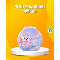 Metal Çocuk Para Kasası Ayarlanabilir Şifreli Kilitli