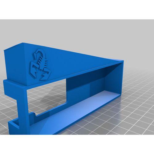 Abarth 500 Scangauge Montajı 3D Baskı (Bu ürün Sadece Plastik parçadır - Almadan Önce Soru Sorabilirsiniz)