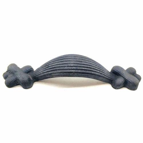 Antika Tarz Dekoratif Pirinç Örgü Mobilya Kulbu - 22x120 Mm, Oksit