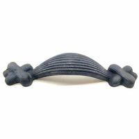 Antika Tarz Dekoratif Pirinç Örgü Mobilya Kulbu - 22x120 Mm, Oksit