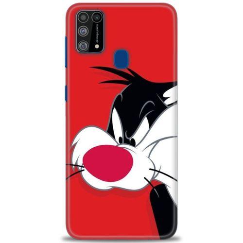 Samsung Galaxy M31 Kılıf HD Baskılı Kılıf - Sylvester + Tam Ekran Koruyucu
