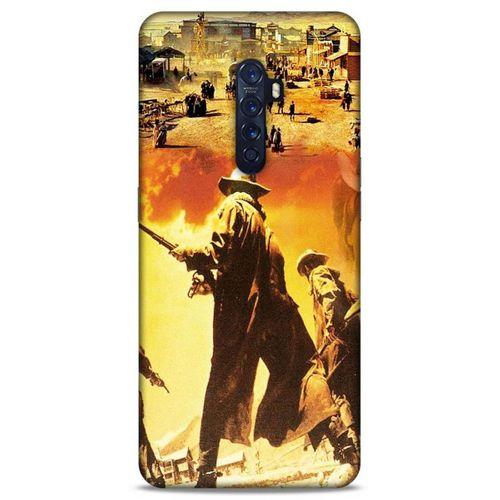 Lopard Oppo Reno 2 Uyumlu Kılıf IMDB Film (46) Core Armor Kılıf Bir Zamanlar Batı'da