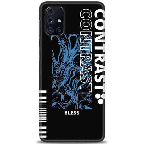 Samsung Galaxy M31S Kılıf HD Baskılı Kılıf - Contrast + Tam Ekran Koruyucu