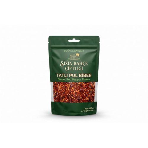 Sizin Bahçe Çiftliği Tatlı Pul Biber 100 gr.