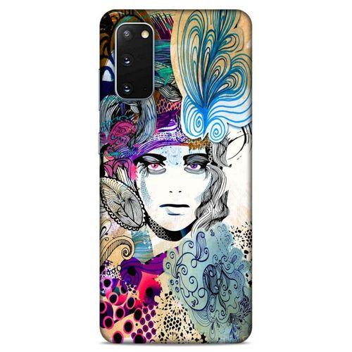 Lopard Samsung Galaxy S20 Uyumlu Kılıf Sürreal Yüzler ♀ (20) Koruyucu Kılıf Desenli
