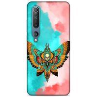 Lopard Xiaomi Mi 10 Uyumlu Kılıf Tattoo's (21) Koruyucu Kapak İskelet Kelebek