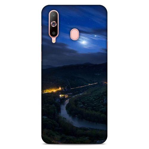 Lopard Samsung Galaxy A60 Uyumlu Kılıf Gece'S (50) Shockproof Kılıf Şehir Işıkları