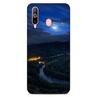 Lopard Samsung Galaxy A60 Uyumlu Kılıf Gece'S (50) Shockproof Kılıf Şehir Işıkları