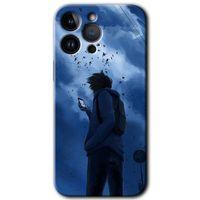 Potkal Hediye Fabrikası iPhone 14 Pro Max Kılıf HD Desen Baskılı Arka Kapak - Sonbahar Yalnızlığı