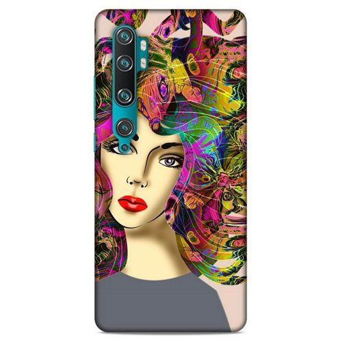 Lopard Xiaomi Mi Cc9 Pro Uyumlu Kılıf Sürreal Yüzler ♀ (40) Fit Silikon Kılıf Desenli