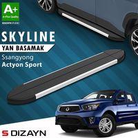 S-Dizayn Ssangyong Actyon Sports Skyline Aluminyum Yan Basamak 203 Cm 2007-2018 A+ Kalite