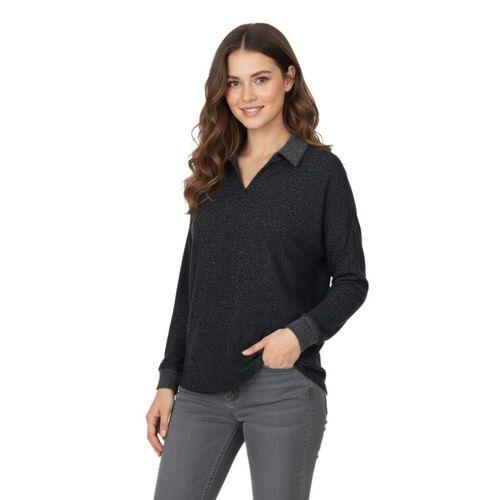 Kadın Yumoş Polo Yaka Modelli Bluz BGL-ST05140