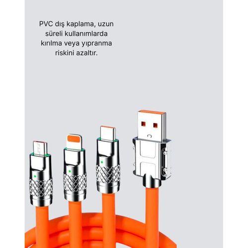 Dayanıklı Hızlı Şarj Kablosu – Esnek, Kırılmaz Ve Yüksek Hızlı Veri Aktarım Destekli