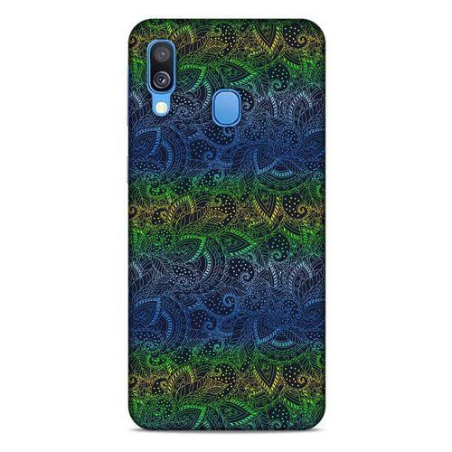 Samsung Galaxy A40 Kılıf Desenli Özel Seri Tüyler (44) Tough Armor Kılıf