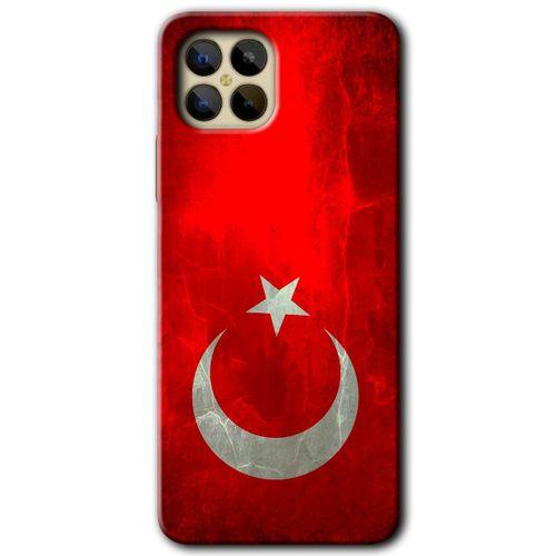 Omix X600 Kılıf HD Desen Baskılı Arka Kapak - Albayrak