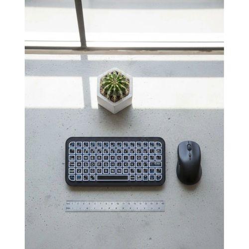 Rgb Işıklı Kablosuz Mini Klavye 10 Mm İnce Gövde