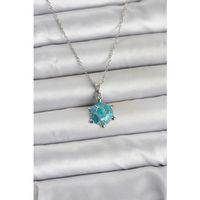 316L Çelik Zincir Gümüş Renk Kaplumbağa Model Kadın Kolye