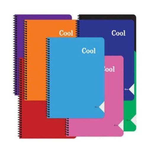 Keskin Color 96 Yaprak A4 Defter Kareli Spiralli Pp Kapak Karışık - 3 adet