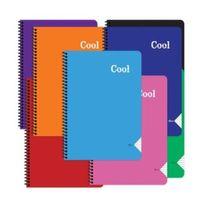 Keskin Color 96 Yaprak A4 Defter Kareli Spiralli Pp Kapak Karışık - 3 adet
