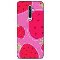 Oppo Reno 2z Uyumlu Kılıf Pembe Delisi (29) Arka Koruma Kılıfı Çilek
