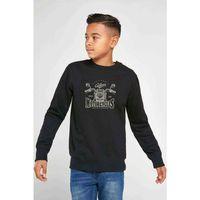 American Costum Build & Repair Baskılı Unisex Çocuk Siyah Sweatshirt