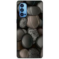 Oppo Reno 4 Pro Kılıf Baskılı Özel Seri Taşlı (8) Baskılı Kılıf