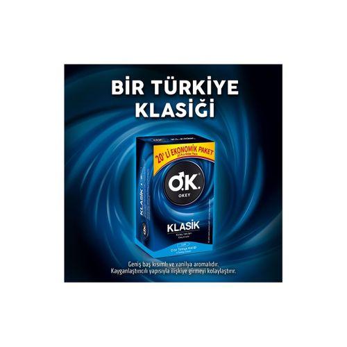 Okey Klasik Ekonomik 40'lı Prezervatif