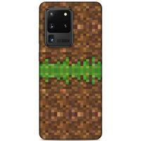 Lopard Samsung Galaxy S20 Ultra Uyumlu Kılıf PiXel (1) Kılıfı Yeşil Mine