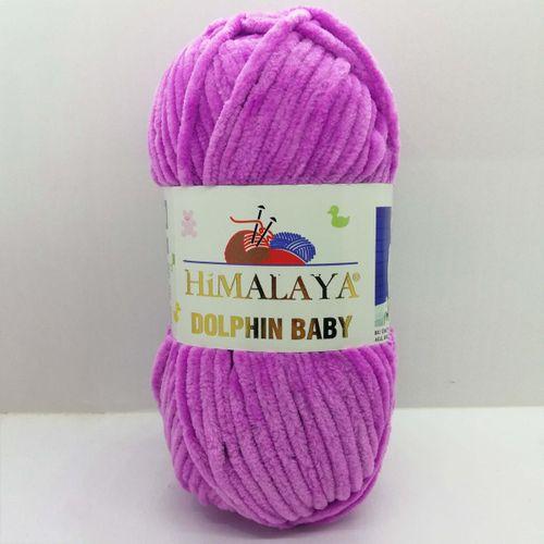 Himalaya Dolphin Baby Kadife Örgü İpi 80356 - Açık Mor