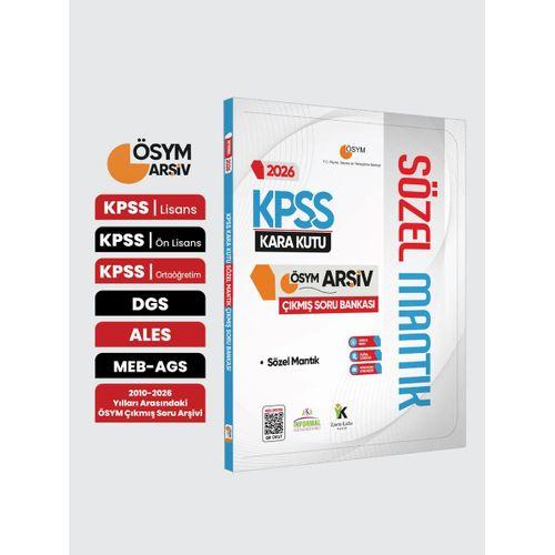 2026 KPSS SÖZEL MANTIK Kara Kutu ÖSYM Çıkmış Soru Havuzu Bankası Konu Özetli Dijital Çözümlü