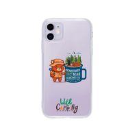 iPhone 11 Wild Camping Tasarımlı Premium Şeffaf Silikon Kılıf