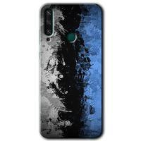 MRCİLETİSİM Huawei Y6P Kılıf HD Desen Baskılı Arka Kapak + Temperli Cam - Abstract Wallpaper
